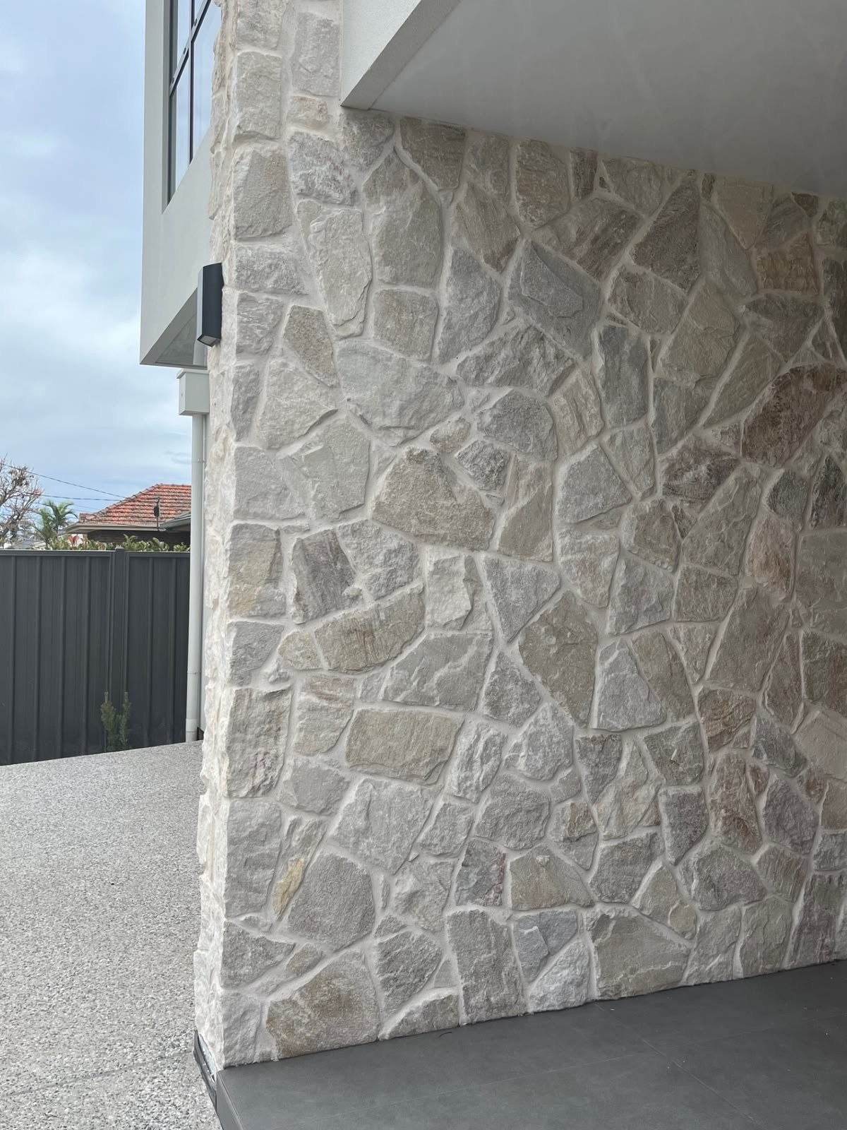 Stone Veneer corner detail